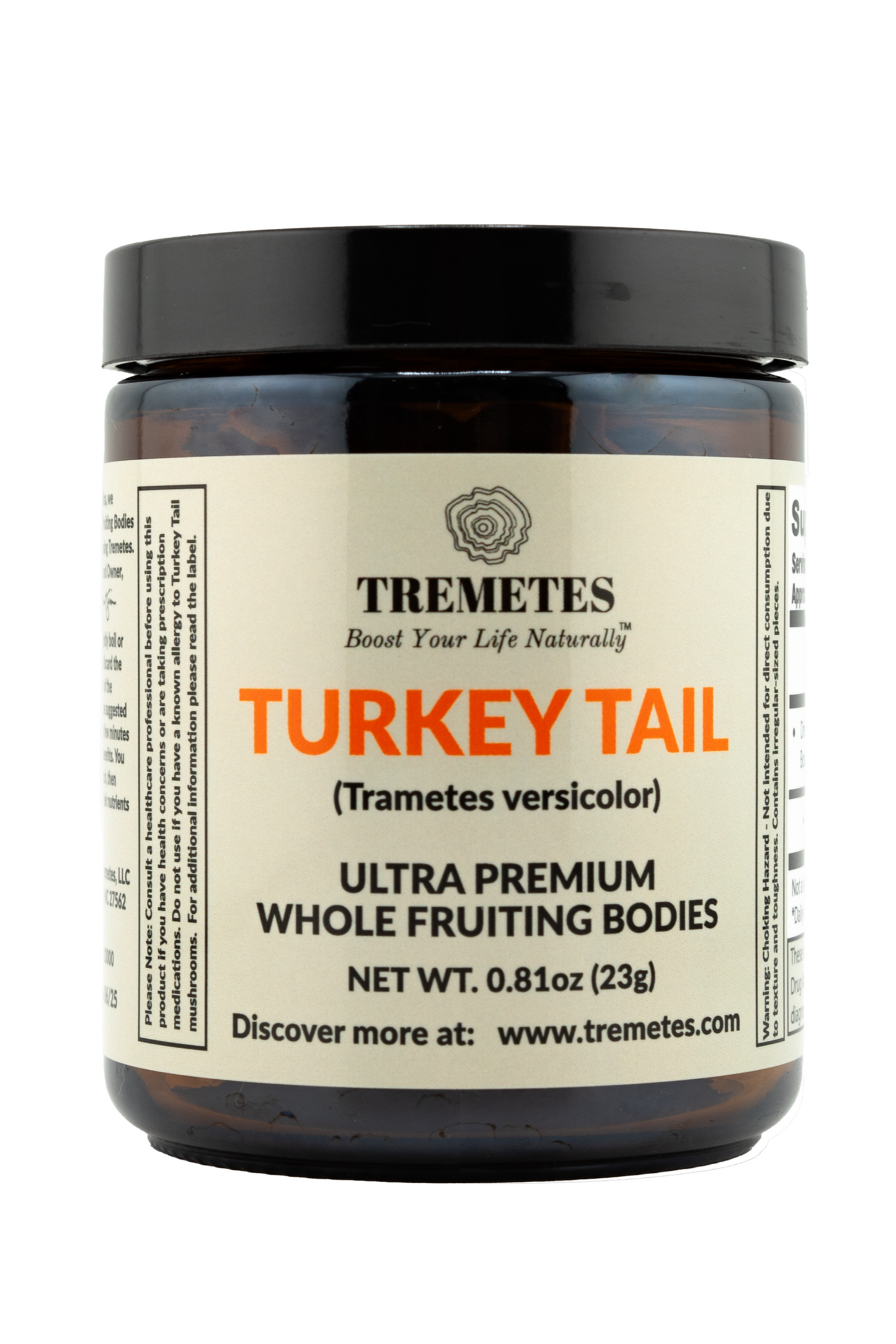 Tremetes Ultra Premium Dried Turkey Tail Whole Fruiting Bodies